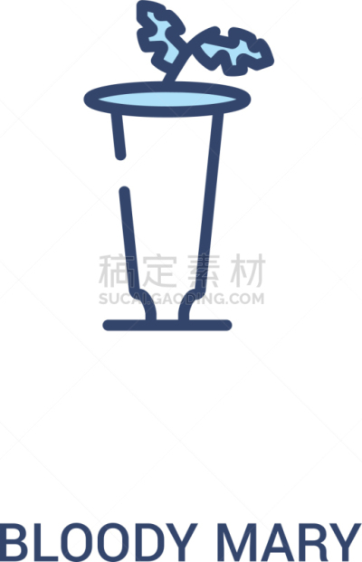 血玛丽酒,计算机图标,两个物体,简单,概念,线条,鸡尾酒,白色,饮料,轮廓