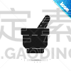 研磨器,矢量,绘画插图,图标,白色背景,黑色,分离着色,自然,传统,有机食品