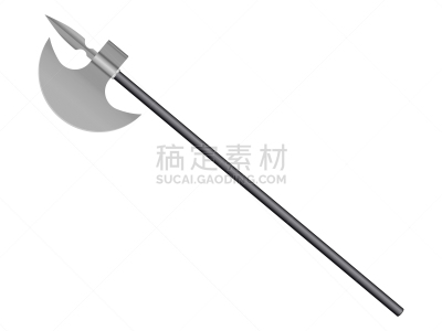 戟,一个物体,背景分离,刀刃,古董,钢铁,剪贴画,绘画插图,矛