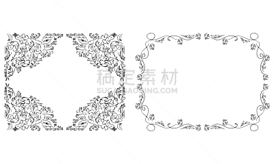轮廓,婚礼,叶子,手,矢量,夏天,绘画插图,植物学,画画,花