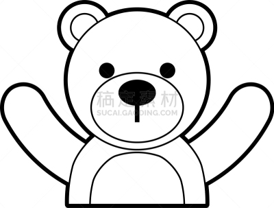 泰迪男孩,动物玩具,庆生会,生日,分离着色,男孩,可爱的,轮廓,泰迪熊,淋浴