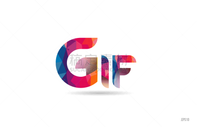 单词,文字,GIF动图,品牌名称,彩虹,创造力,粉色,图像,模板,矢量