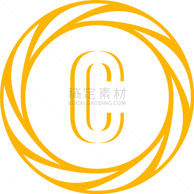 模板,品牌名称,圆形,英文字母C,高雅,商务,专业人员,字母,华贵,信函