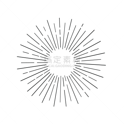 阳光光束,绘画插图,动物手,直的,运动模糊,高雅,符号,几何形状,图像,复古风格