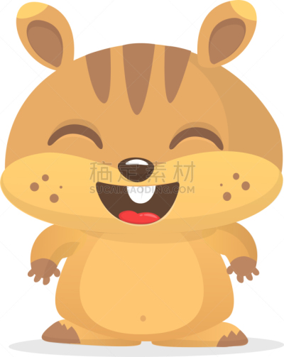 可爱的,旱獭,褐色,卡通,洞,圆柱体,海狸,天气,问候,坐