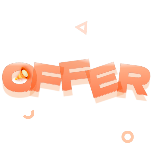 企业招聘OFFER渐变立体花字贴纸预览效果