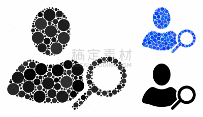 圆形,斑点,镶嵌图案,计算机图标,顾客,人,男人,球体,蓝色,发现