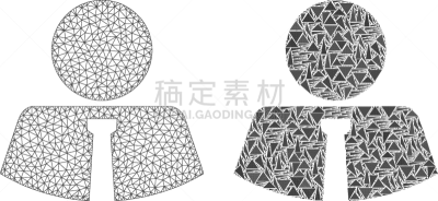 铁丝网,接线框,图标,镶嵌图案,首领,职业,男商人,办公室职员,档案管理员,形状