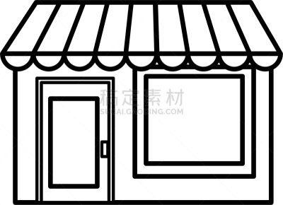 商店,图标,外立面,商务,建筑,图像,矢量,分离着色,餐馆,零售