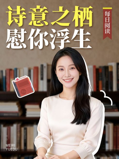 个人成长阅读读书视频人像小红书封面预览效果