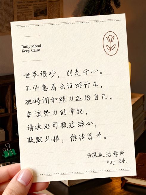 极简图文文艺感情感语录分享小红书封面预览效果