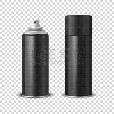 三维图形,喷雾罐,空白的,黑色,健康保健,鞋套机,塑胶,除臭剂,喷,写实
