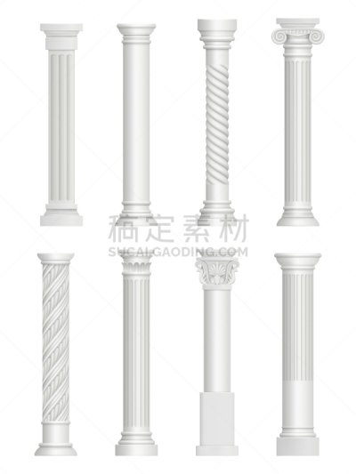 巴洛克风格,古董,建筑,外立面,罗马风格,矢量,柱子,高雅,收集,写实
