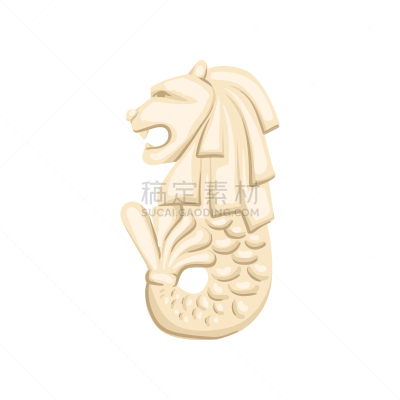 狮头鱼尾像,新加坡,亚洲,滨水,图像,海洋,公园,狮子,动物,虚构