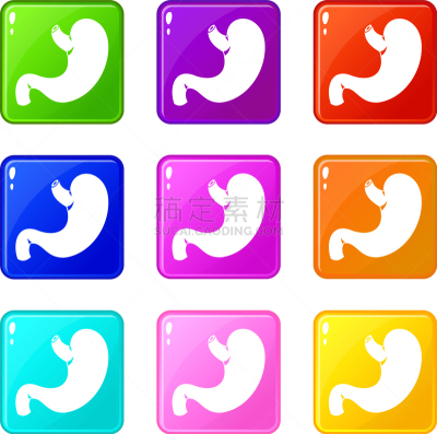 数字9,胃,分离着色,健康保健,人,粉色,图像,品牌名称,布置,收集