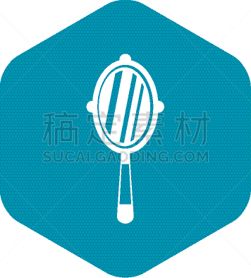 手镜,时尚,图标,极简构图,分离着色,魅力,闪亮的,纤维光学,图像,显现
