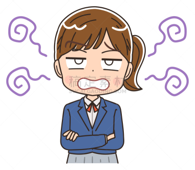彩色运动茄克,女人,制服,女生,表现消极,高处,青年女人,女高中生,儿童,初中学生