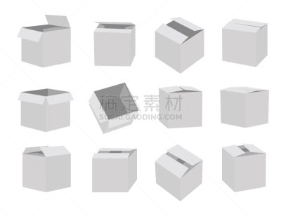 盒子,数字2,健康保健,背景分离,纸盒,塑胶,长的,模板,动物群,立方体形状
