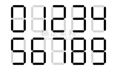 数字,数字化显示,白色,黑色,性格,时间,商务,金融,收集,设计