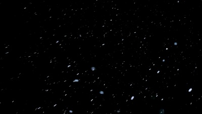 从夜空落下的雪粒
