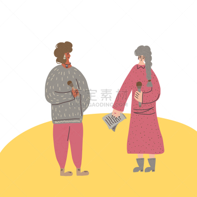 可爱的,性格,矢量,演说家,女人,人群,商务,舒服,新闻记者,位置