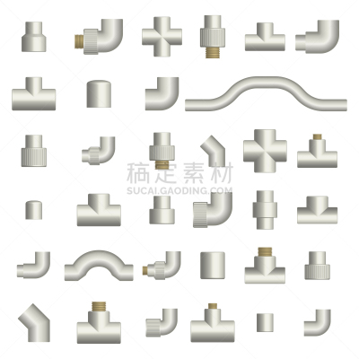 塑胶,绘画插图,管道,矢量,聚丙烯,排水口,污水,软管,背景分离,弹性