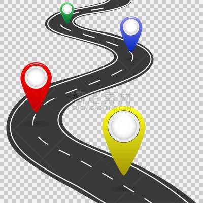 商务,汽车,公路,距离标记,珠针,路线图,绘画插图,方向,全球定位系统,信息图表