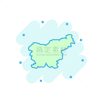 斯洛文尼亚,图标,轮廓,白色,城镇,边界,图表,领土行为