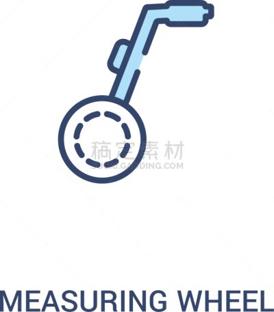 测距轮,概念,计算机图标,极简构图,两个物体,直的,技术,建筑业,钢铁,设备用品