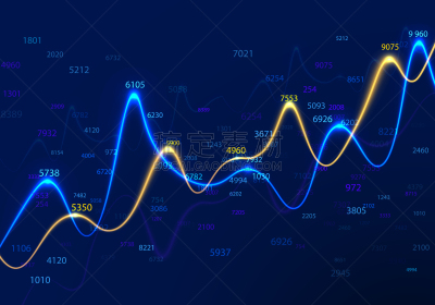金融,数字,图表,商务,数据,绘画插图,矢量,研究