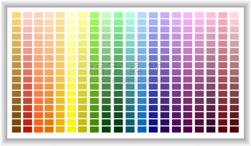 color palette color shade chart