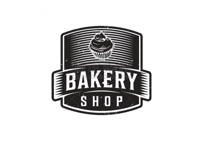 简单,传统,商务,蛋糕,面包,食品,模板,餐馆,复古