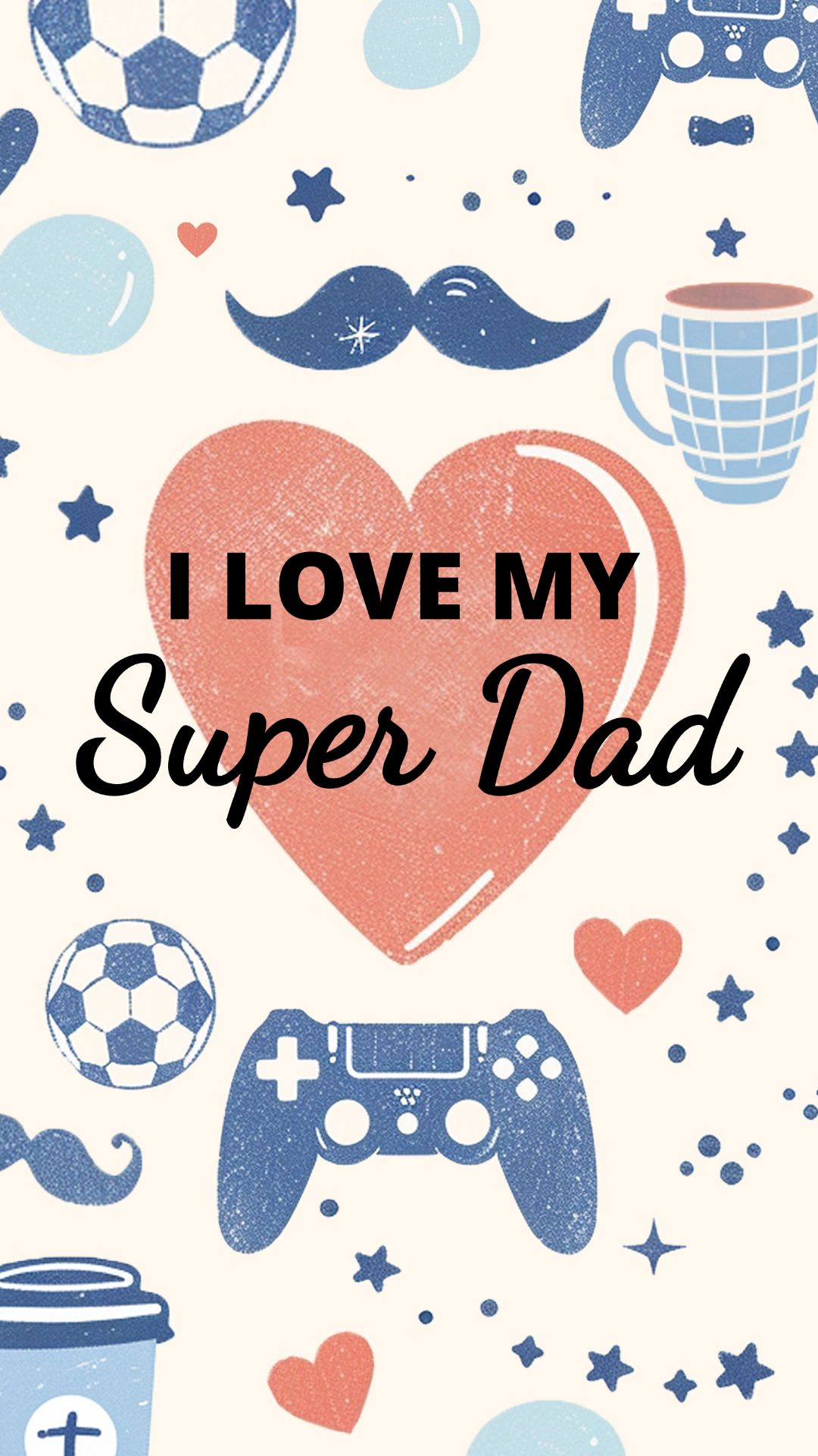 Father's Day Vintage Graphic Illustrations Greetings Instagram Story Image