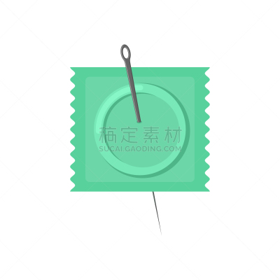 针,穿洞的,裁缝,绿色,黑色,乳胶,概念,生病