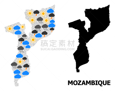 莫桑比克,抽象拼贴画,气候,一个物体,几何形状,云,天气,气象学,暴风雨