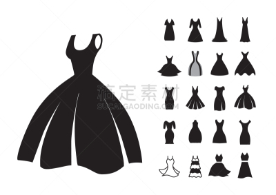 衣服,女人,图标,分离着色,外衣,高雅,毕业礼服,图像,自然美,休闲装