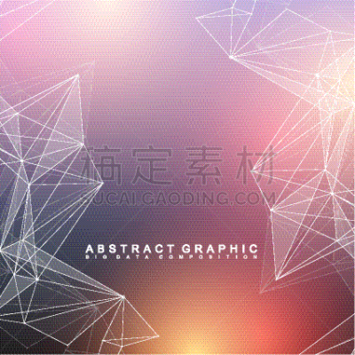 几何形状,分子,插画,背景,深的,化学制品,健康保健,数据,主机,复杂