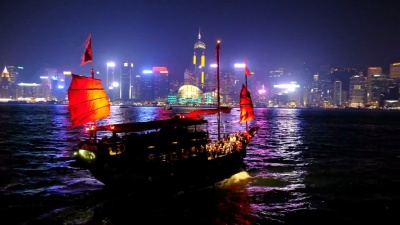 香港城市夜景