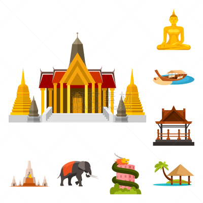 泰国,分离着色,品牌名称,一个物体,旅途,传统,国内著名景点,凉棚,浪漫,旅行