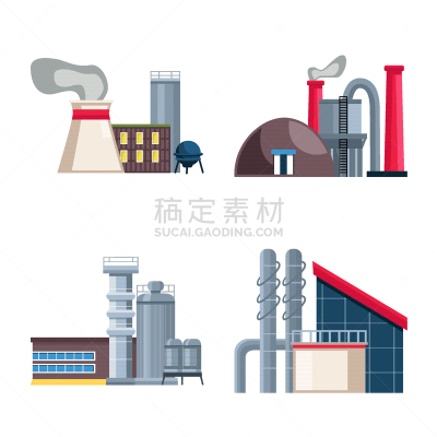 isolated object industry and plant logo