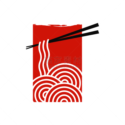 red rectangle noodle logo