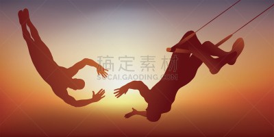 数字2,马戏团,荡秋千演员,平衡折角灯,风险,运动,法国,技能,马戏团演员,敏捷