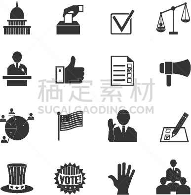 计算机图标,商务,部分,计算机,背景分离,技术,拇指,绘画插图