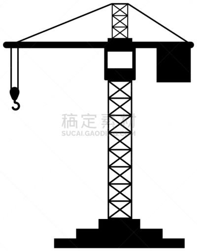 建筑业,黑色,起重机,轮廓,厘米,几何形状,图像,设备用品,剪影,教育