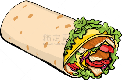 小圆面包,鸡肉,蔬菜,菜单,清新,莴苣,面包,食品,午餐,油炸