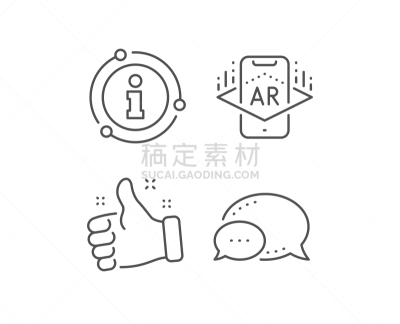 网络空间,增强现实,线图标,电话机,焦点,技术,多媒体,vr360,互动电视,三维图形