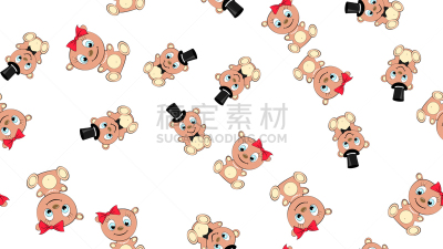 四方连续纹样,熊,童年,背景,绘画插图,矢量,快乐,公共厕所,男人,庆祝