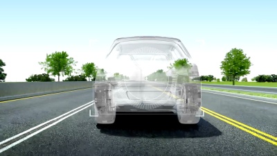 汽车技术。道路碰撞警报