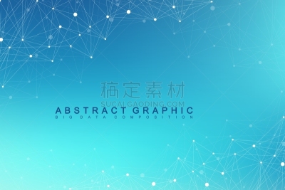 几何形状,分子,插画,背景,深的,健康保健,数据,主机,复杂,生物科技