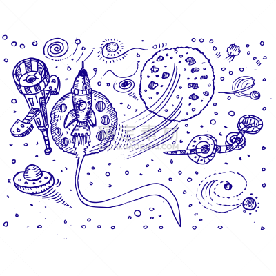 火箭,绘画插图,太空,矢量,手,商务,背景分离,全球通讯,技术,模板